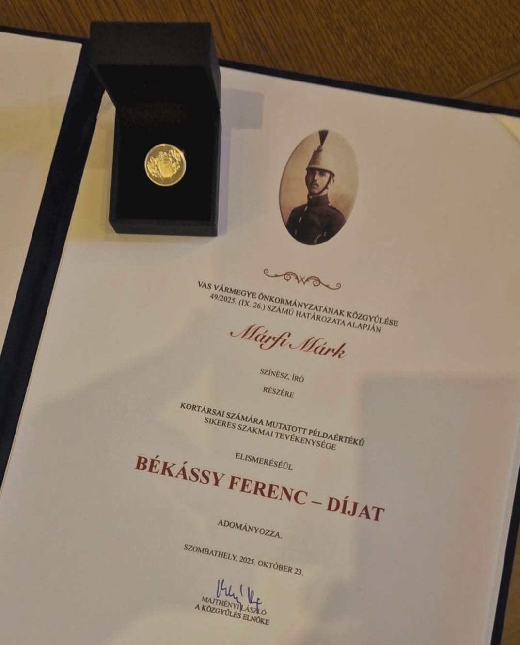 Békássy Ferenc díj